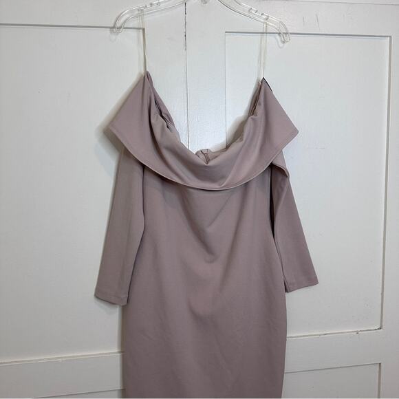 Nookie Mila Mini Nude Dress Large - Picture 3 of 7